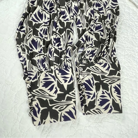 š„Banana Republic Silky Satin Tie Wrap Blouse Women Size S - Picture 10 of 14